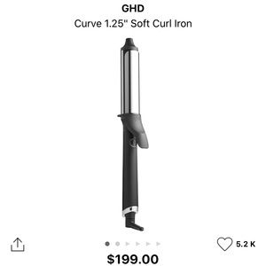 $199 on sephora GHD Curve 1.25” (1 1/4) Soft Curl